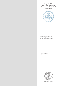 Precluding Collusion in the Vickrey Auction