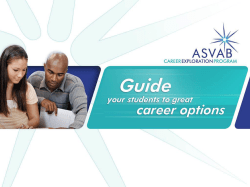 ASVAB Overview Presentation