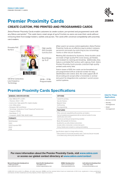 Premier Proximity Cards
