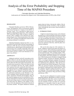 Analysis of the Error Probability and Stopping Time of the