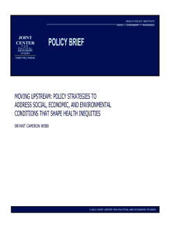 policy brief - Saint Luke`s Foundation