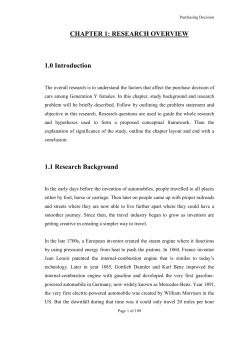 Purchasing Decision - UTAR Institutional Repository