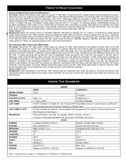 Press Box Notes - Arizona Cardinals