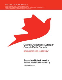 Stars in Global Health - Grand Challenges Canada