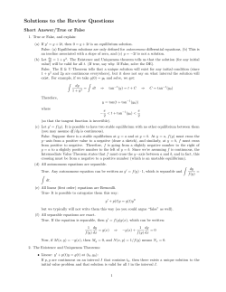 Solutions to the Review Questions