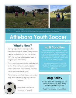 What`s New? - Attleboro Youth Soccer