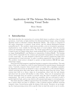 Application Of The Schema Mechanism To Learning