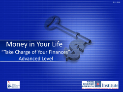 Money in Your Life PowerPoint