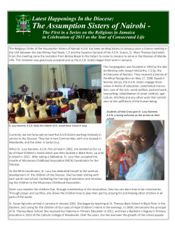 The Assumption Sisters of Nairobi