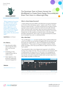 The Developer Team at Dream Harvest Use MindMeister to Create
