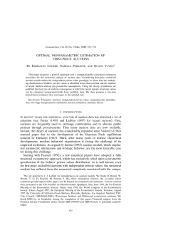 Optimal Nonparametric Estimation of First