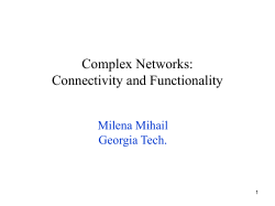 Spectral Analysis of Internet Topologies