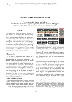 Actionness-Assisted Recognition of Actions