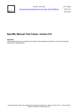 test_cases - Open Mobile Alliance