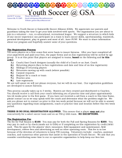 2016-Fall-YSI-Info-Sheet - Gainesville Youth Soccer