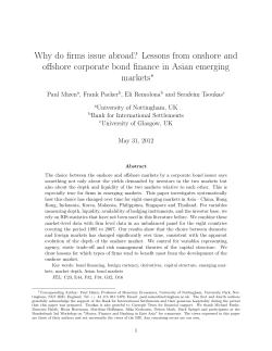 Why do firms issue abroad? Lessons from onshore and offshore