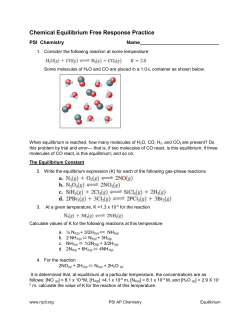 Equilibrium Free Response Review | 238.9KB