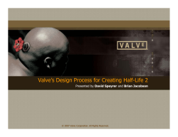 Valve`s Design Process for Creating Half
