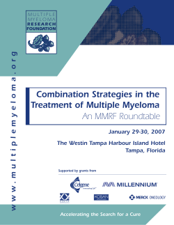 MM 06-03 Wrkbk.qxd - Multiple Myeloma Research Foundation