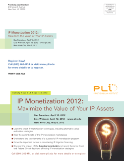 IP Monetization 2012