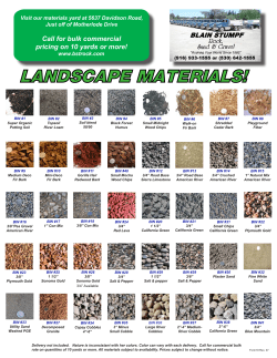 Call for bulk commercial pricing on 10 yards or more!