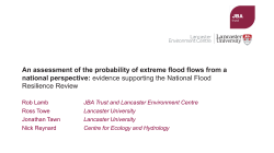An assessment of the probability of extreme flood flows from a