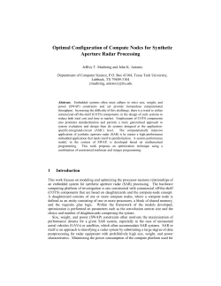 Optimal Configuration of Compute Nodes for
