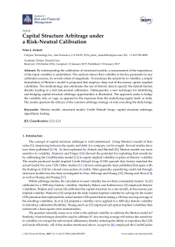 Capital Structure Arbitrage under a Risk-Neutral Calibration