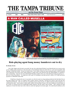 Role-playing agent hung money launderers out to dry