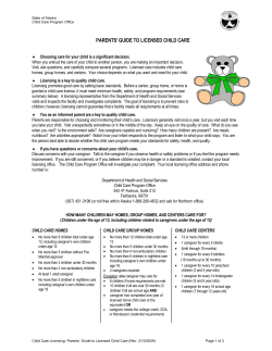 child care homes