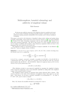 Multicomplexes, bounded cohomology and additivity of simplicial
