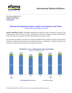 report for the second quarter of 2016