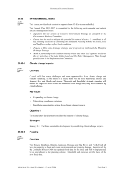 ministerial direction - Mansfield Shire Council