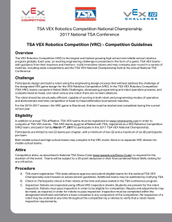 2017 TSA VRC - Robot Events