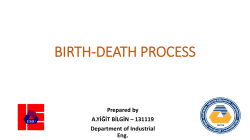 BIRTH-DEATH PROCESS