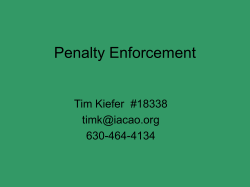 Penalty Enforcement