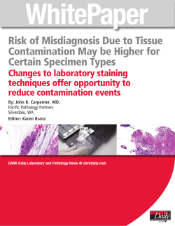 Risk of Misdiagnosis Due to Tissue