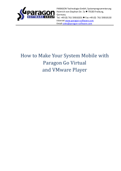 How to Make Your System Mobile with Paragon Go Virtual and