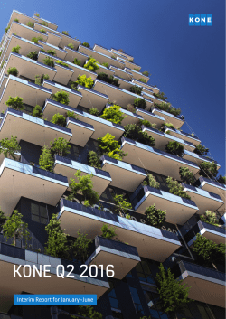 KONE Q2 2016