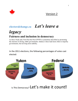 legacy Is This Democracy? Let`s make it count!