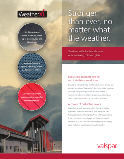 Stronger than ever, no matter what the weather.