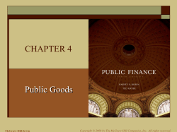 publicly provided private goods