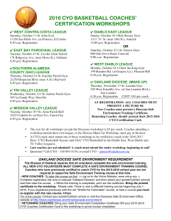 2016 cyo basketball coaches` certification