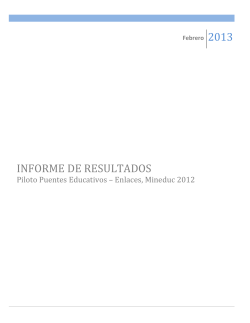 informe de resultados - Center for Education Innovations