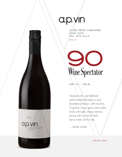 Features rich, well-defined, earth-scented blueberry and blackberry