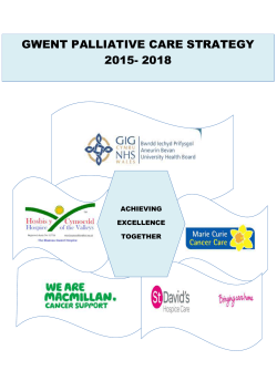 gwent palliative care strategy