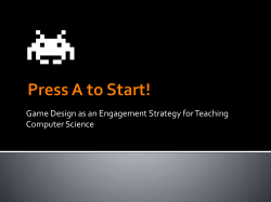 Game on! - Digital Safari Academy