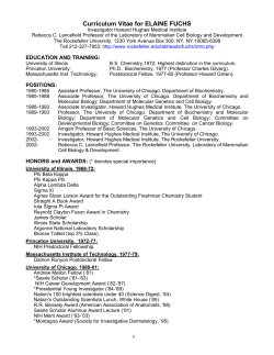 curriculum vitae - Thomas Jefferson University