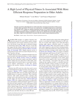A High Level of Physical Fitness Is Associated With More efficient