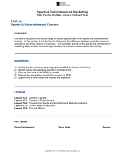 Sports Career Consulting - Bremen High School District 228
